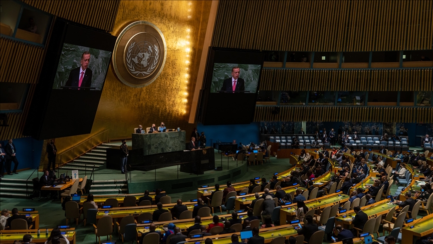 أردوغان يدعو لإصلاح الأمم المتحدة لتكون قادرة على الحلول 