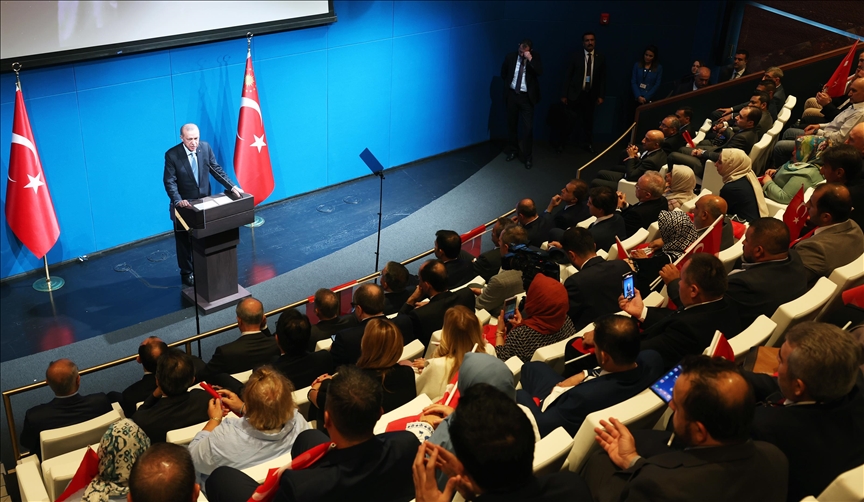 Эрдоган встретился в Нью-Йорке с турецкими гражданами