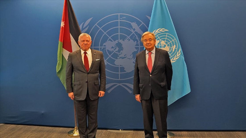 ملك الأردن وغوتيريش يبحثان دعم "أونروا" وعملية السلام بالشرق الأوسط