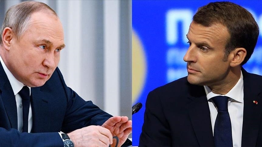France's Macron accuses Putin of 'blackmail' over nuclear threat