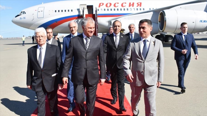 Председатель Госдумы РФ прибыл в Баку