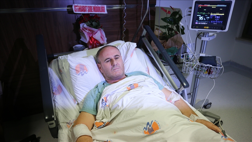 Mersin'deki terör saldırısında yaralanan polis memuru Abdulkadir Öztürk: Faciayı önledik