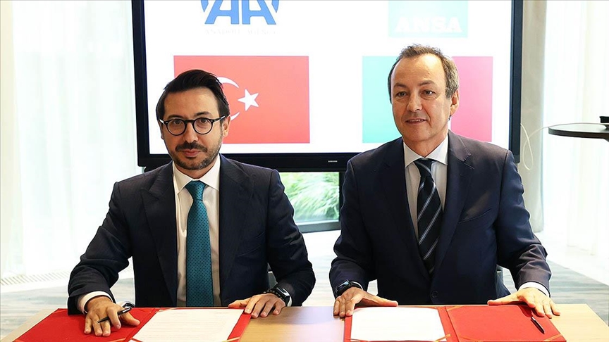 AA, İtalyan haber ajansı ANSA ile işbirliği anlaşması imzaladı