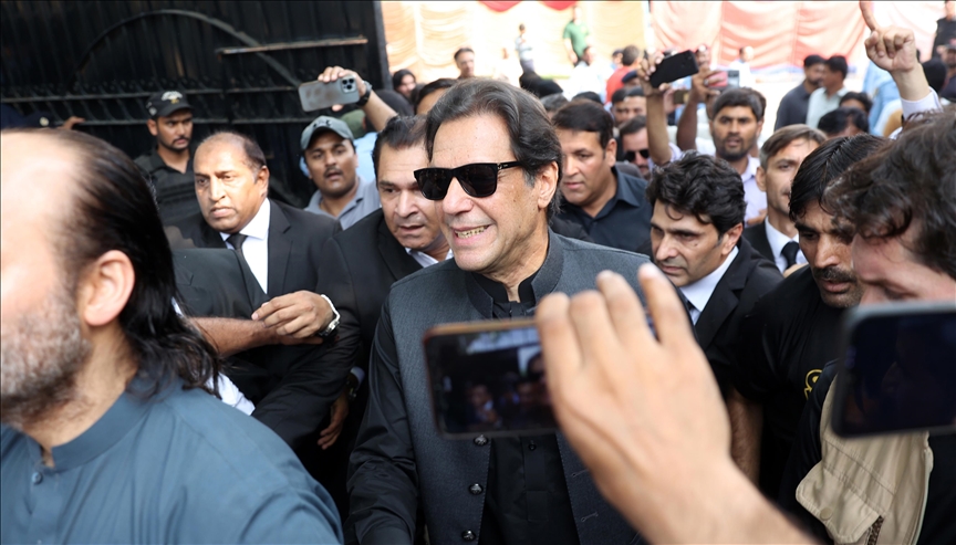 Arrest warrant issued for former Pakistani premier Imran Khan