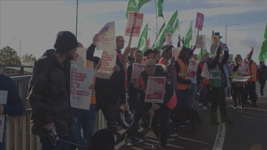 Strike hits UK railways as workers demand pay rise above worst inflation in 40 years