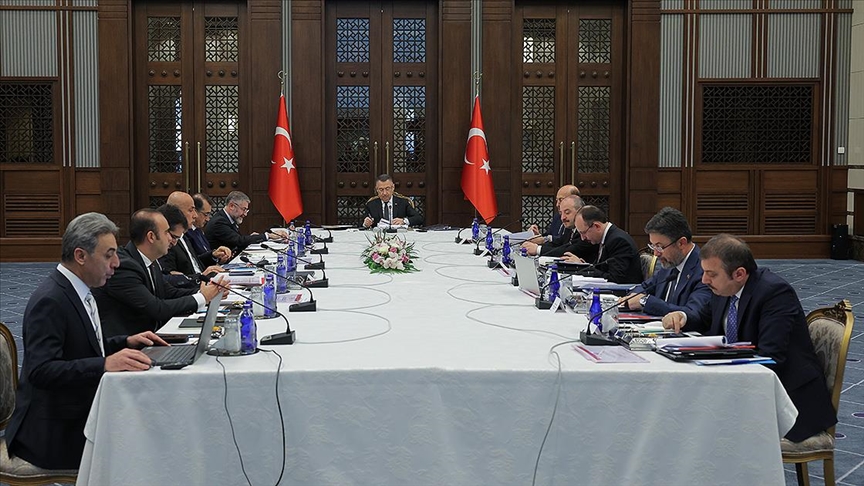 Ekonomi Koordinasyon Kurulu Cumhurbaşkanı Yardımcısı Oktay başkanlığında toplandı