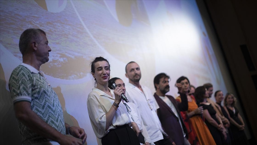 59. Antalya Altın Portakal Film Festivali'nde "Kar ve Ayı" filmi izleyiciyle buluştu