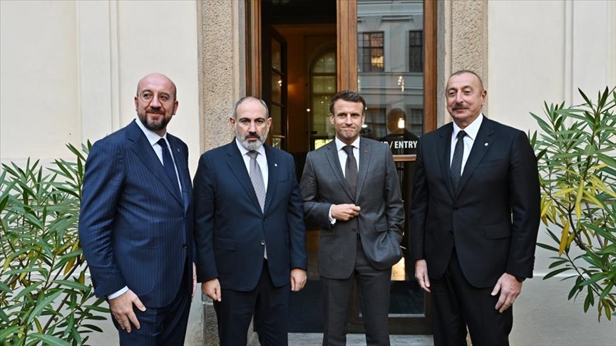 В Праге прошли переговоры лидеров Азербайджана, Армении, Франции и ЕС 