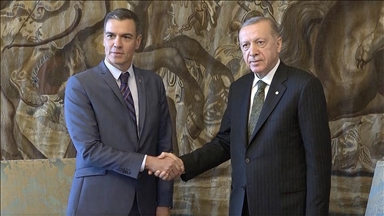 رئیس جمهور ترکیه با نخست وزیر اسپانیا در پراگ دیدار کرد