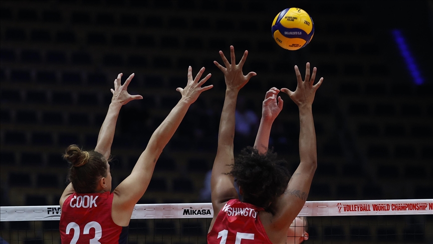 Usa womens shop volleyball score