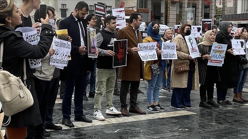 اعتراضات شهروندان افغانستان علیه «نسل کشی هزارهها» در چندین کشور جهان