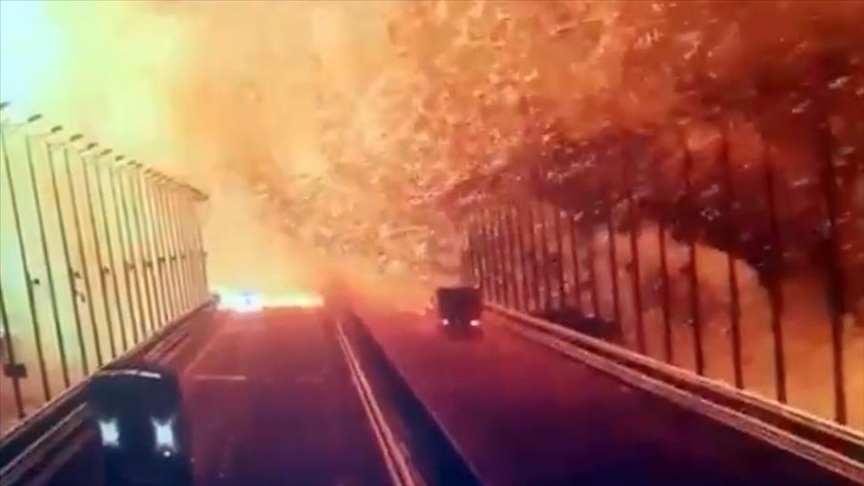 Ukrayna'dan Kerç Köprüsü'ndeki patlamaya ilişkin "Bu sadece başlangıç" açıklaması
