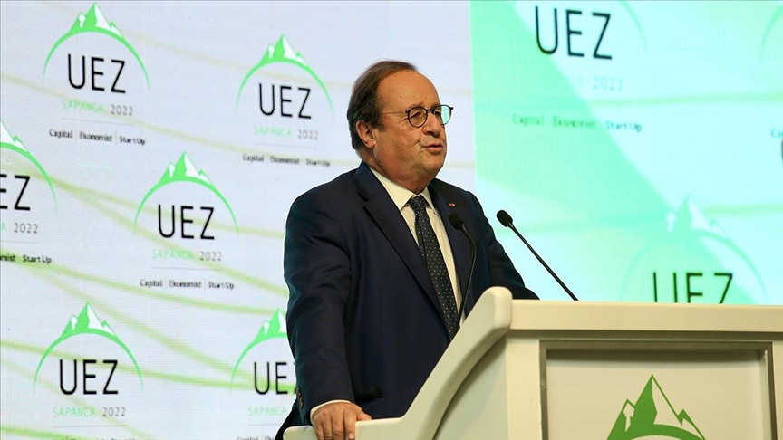 Eski Fransa Cumhurbaşkanı Hollande, Uludağ Ekonomi Zirvesi'nde konuştu
