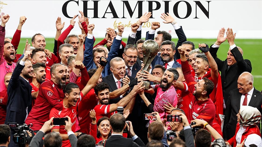 Cumhurbaşkanı Erdoğan, Ampute Futbol Milli Takımı'nı tebrik etti