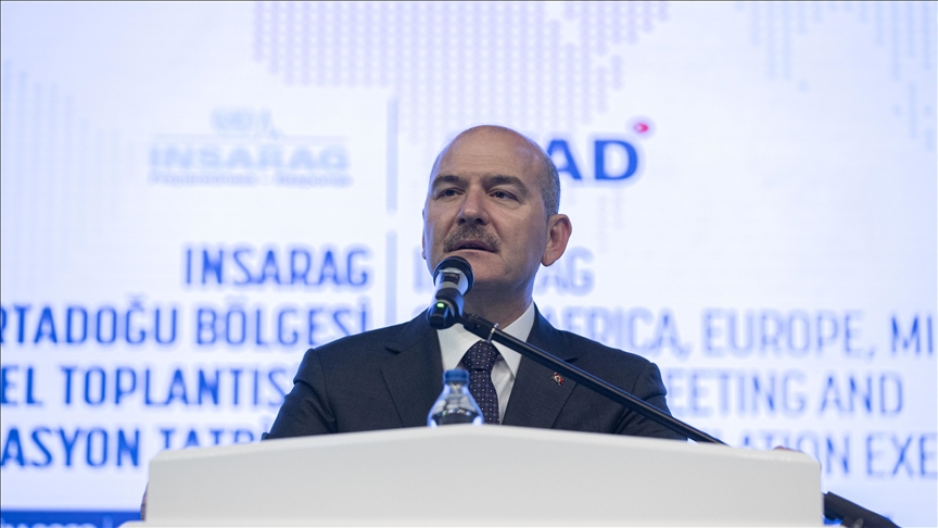 Soylu, INSARAG Deprem Tatbikatı açılışında konuştu: Barışı ortaya çıkarabilecek en iyi meselelerden biri afet yönetimi
