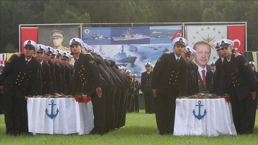 MSÜ Deniz Astsubay Meslek Yüksekokulu'nda ant içme töreni