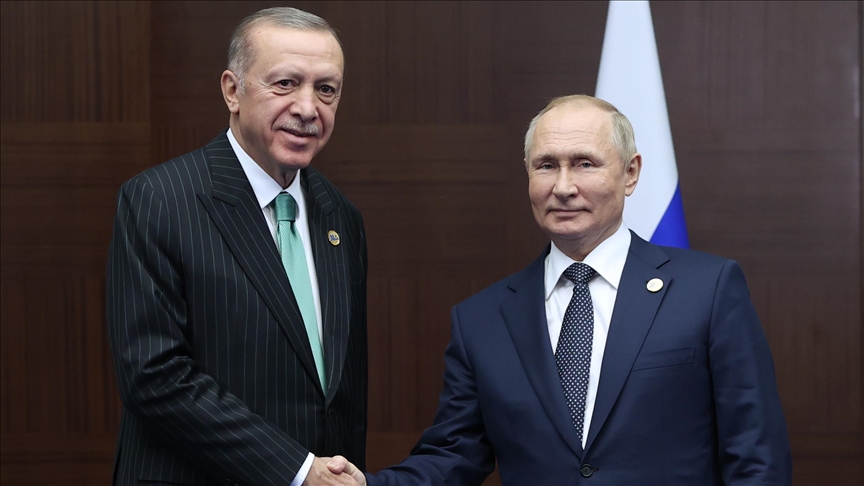 Putin thanks Turkish president for efforts on peace settlement in Ukraine