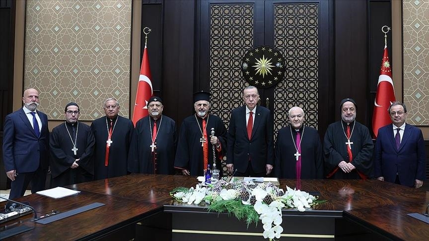 Turkish president receives Syriac Catholic patriarch