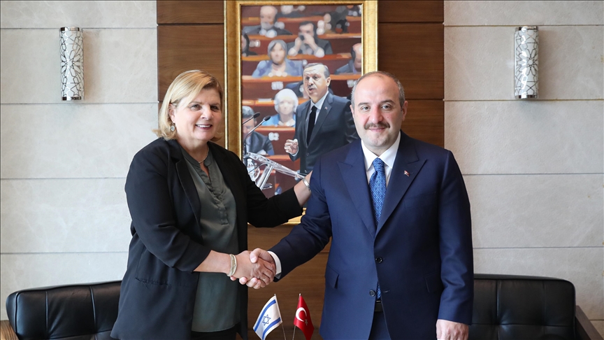 Turkish, Israeli industry ministers meet in capital Ankara