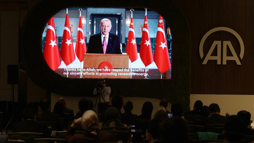 Cumhurbaşkanı Erdoğan: 2053'te net sıfır emisyona ulaşmak için gerekli tüm adımları atmayı sürdüreceğiz