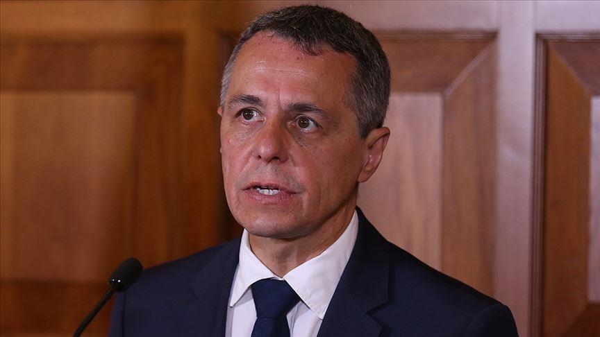 Le président suisse arrive en Ukraine