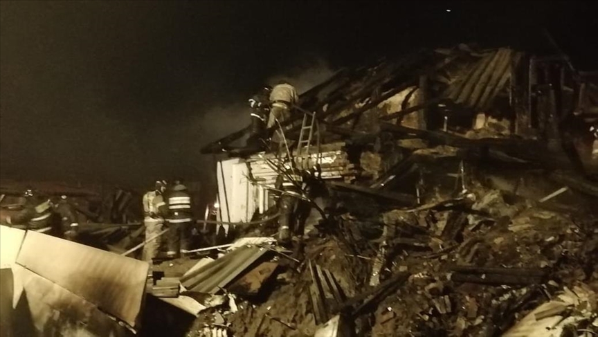 Самолет Су-30 упал на дом в Иркутске
