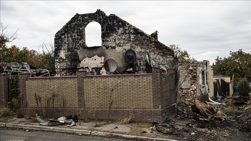 Ukrayna'nın Herson'da tekrar kontrolü sağladığı kasabalar savaşın ağır izlerini taşıyor