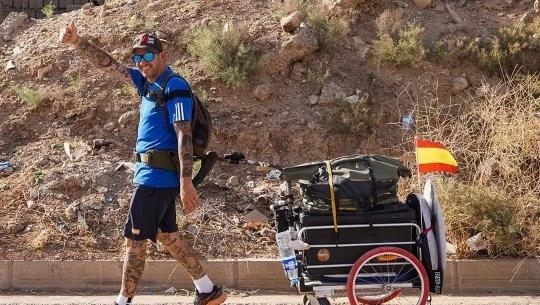 شهروند اسپانیایی که پیاده به قطر سفر می‌کرد در ایران ناپدید شد