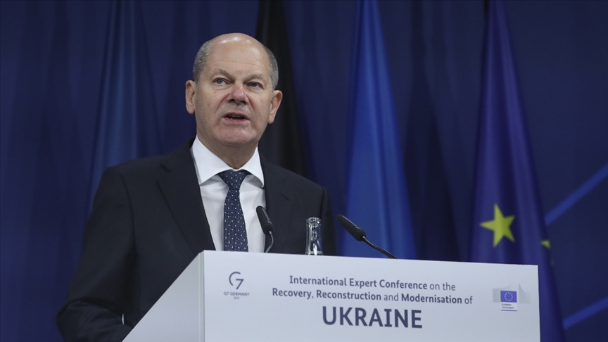 Almanya Başbakanı Olaf Scholz, Ukrayna için "Marshall Planı" oluşturulmasını istiyor