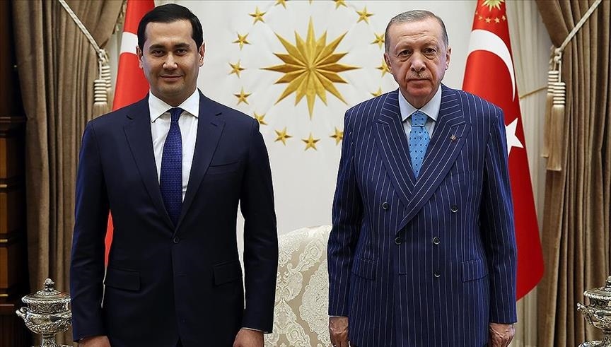 Turkish president receives high-level Uzbek official