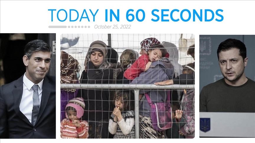 Today in 60 seconds – Oct. 25, 2022 Today in 60 seconds – Oct. 25, 2022