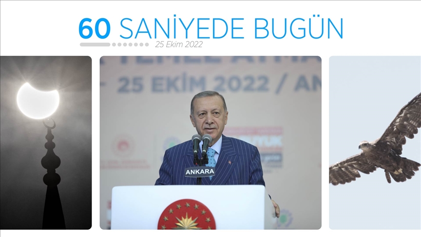 60 saniyede bugün (25 Ekim 2022)