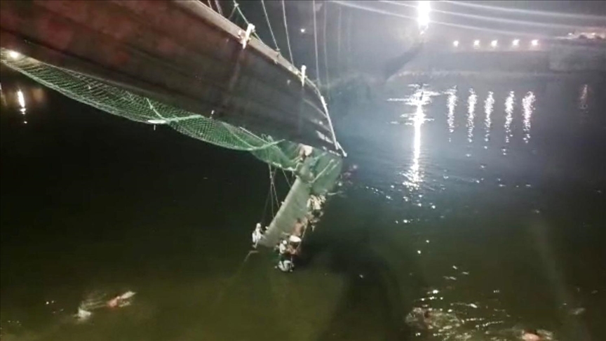 At least 90 dead as suspension bridge collapses in western India: Official