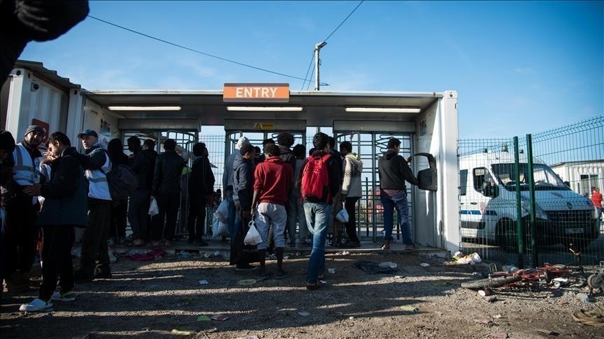 Asylum-seekers from Manston center left disserted in London