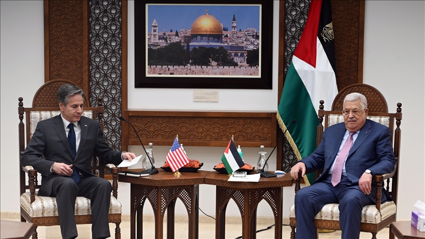 Abbas'tan, Blinken'a, "İsrail'i, Filistinlilere yönelik saldırılarına son vermeye zorlayın" talebi