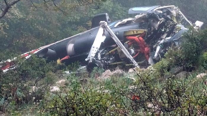 Siete muertos en accidente de helicóptero en Italia