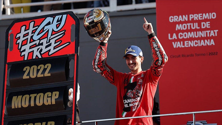 MotoGP'de şampiyon Bagnaia oldu