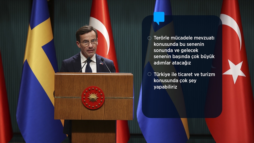 İsveç Başbakanı Kristersson: İsveç, Türkiye'ye vermiş olduğu tüm taahhütlere riayet edecektir