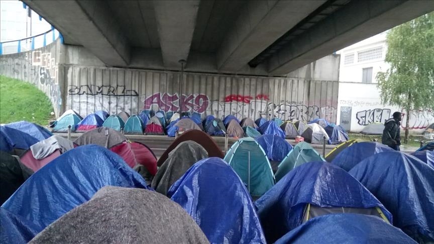 France : Manifestation à Paris pour la mise à l'abri immédiate des mineurs isolés (Exclusif)