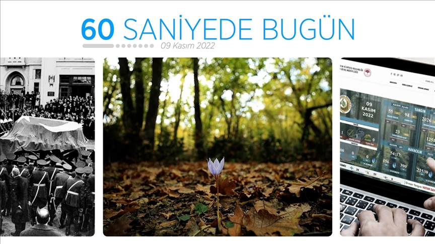 60 saniyede bugün (09 Kasım 2022)