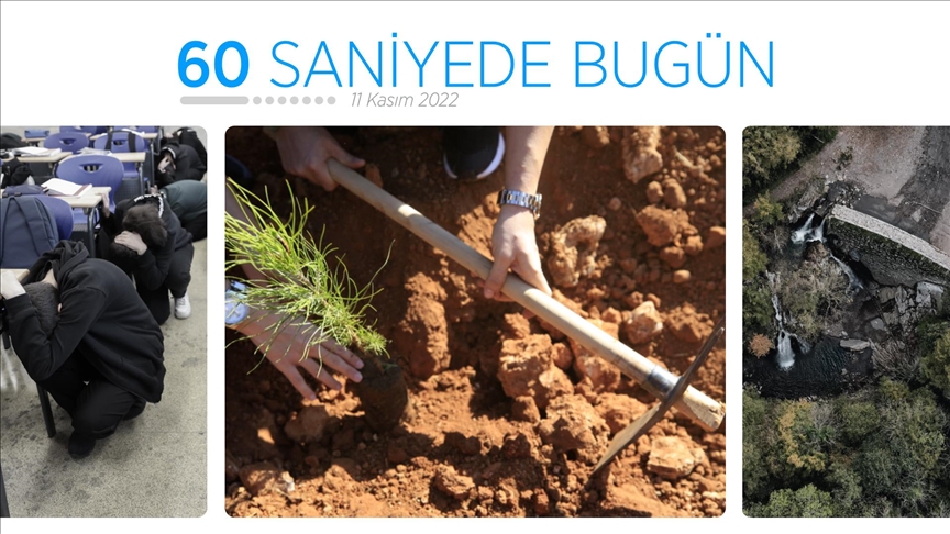 60 saniyede bugün (11 Kasım 2022)