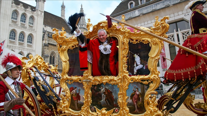 Traditional Lord Mayor's Show parade held in UK