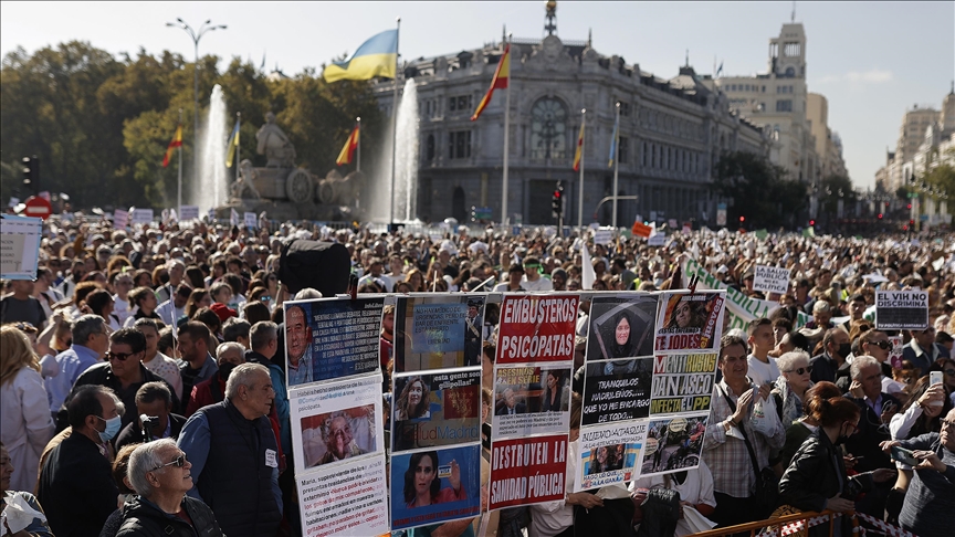 Hundreds protest in help of public well being care in Madrid | iNFOnews