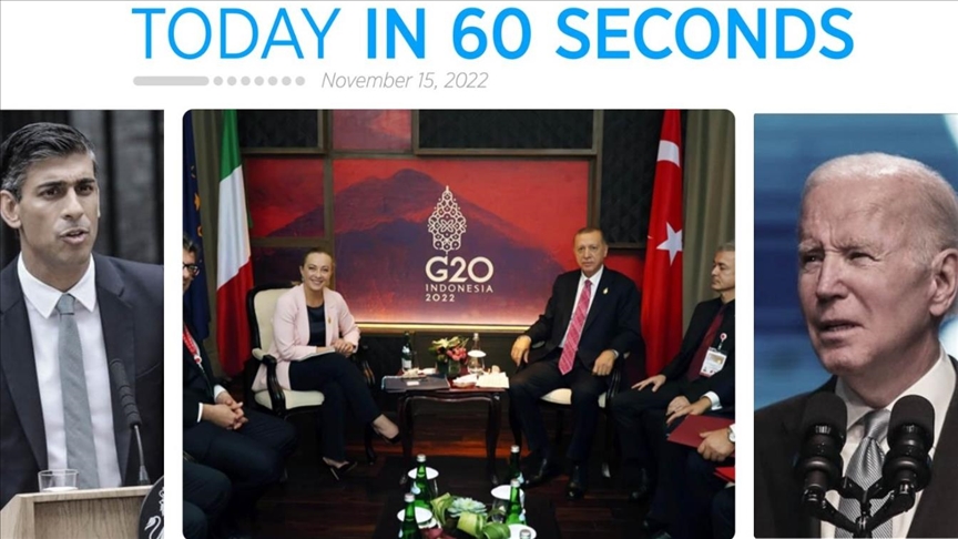 Today in 60 seconds - Nov. 15, 2022