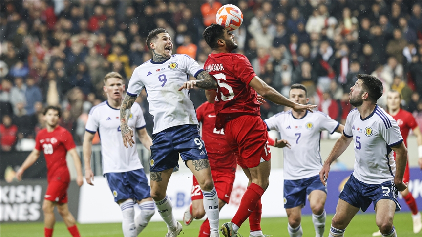 A Milli Futbol Takımı, özel maçta İskoçya'yı 2-1 yendi