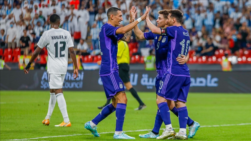 Argentina hammers United Arab Emirates 5-0 ahead of World Cup