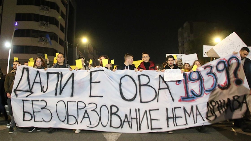 Maqedoni e Veriut, studentët marshuan për Ditën Ndërkombëtare të Studentëve