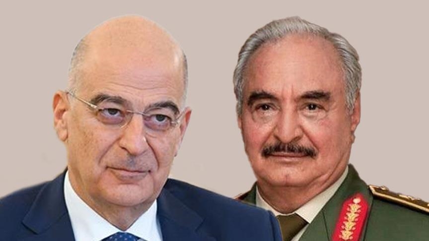 Greek foreign minister met Haftar in Benghazi in diplomatic row with Libyan officials