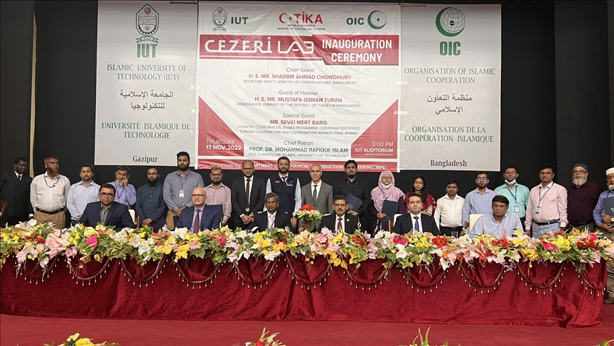Turkish aid agency donates lab to engineering university in Bangladesh