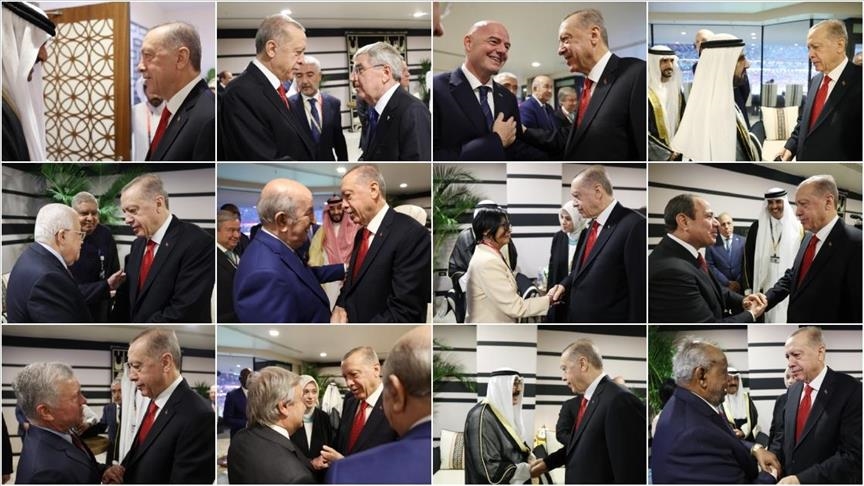 Президент Эрдоган посетил открытие ЧМ по футболу в Катаре
